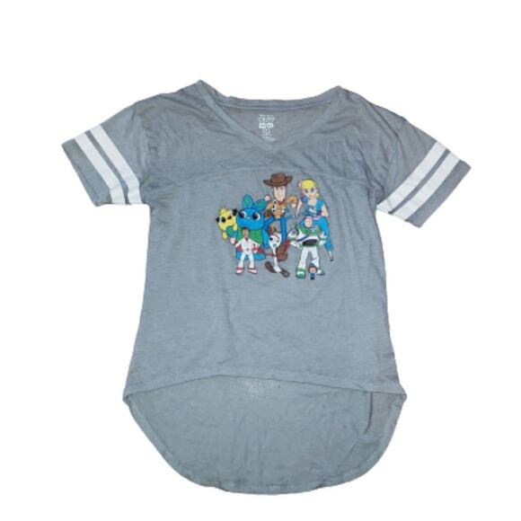 Disney Pixar Women's SM Toy Story 4 High Low Graphic T-shirt - Picture 1 of 5